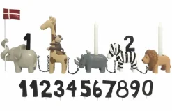 Kids By Friis Fødselsdagstog Med 11 Tal - Safari