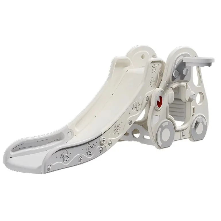 Kids Zone bil med rutsjebane og basket