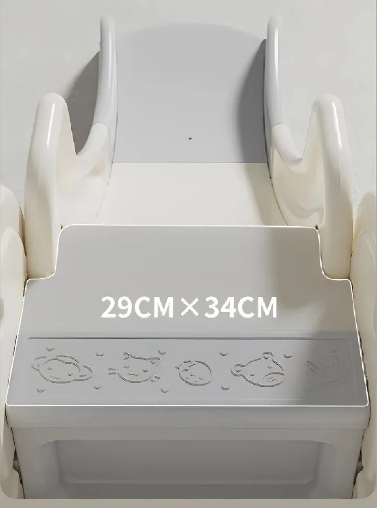 Kids Zone bil med rutsjebane og basket