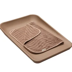 Leander Topper til puslepude - Woodland - Økologisk bomuld - Clay