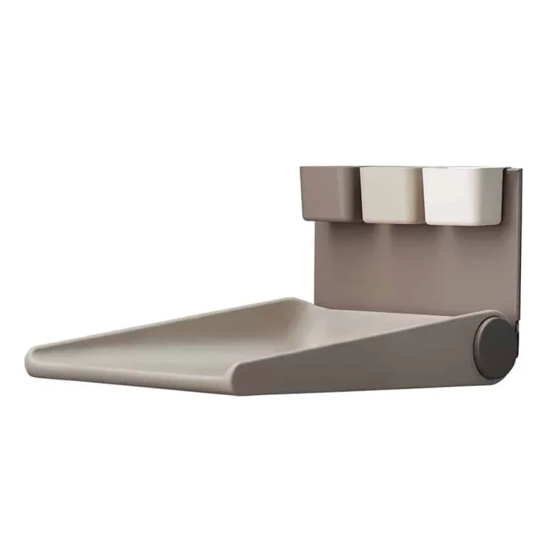 Leander Wally™ væghængt puslebord - Cappuccino