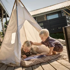 Leander Woodland - cappuccino - babysengetøj