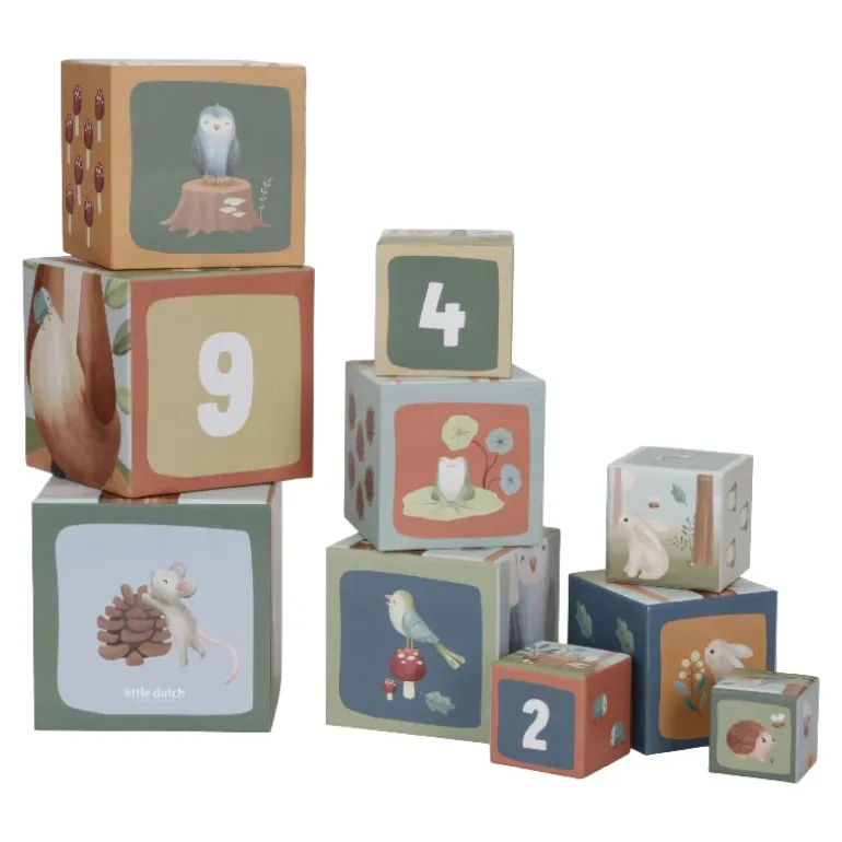 Little Dutch - Stabeltårn Pap - Forest Friends