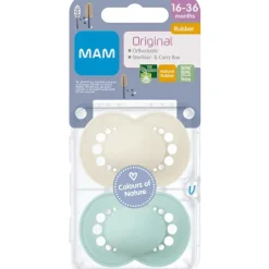 MAM Original Natural Rubber Neutral 16-36m