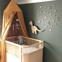 Maseliving dino lampe - egetræ