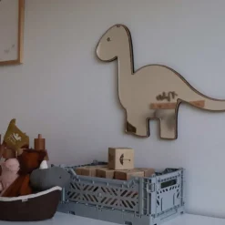 Maseliving dino spejl - egetræ