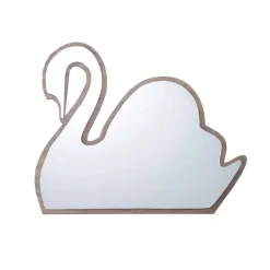 Maseliving svane spejl - valnød