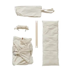 Membantu Basic slyngevugge økologisk bomuld - beige