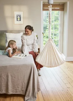 Membantu Basic slyngevugge økologisk bomuld - beige