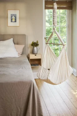 Membantu Basic slyngevugge økologisk bomuld - beige inkl. Motor