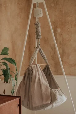 Membantu Premium slyngevugge økologisk bomuld - grå