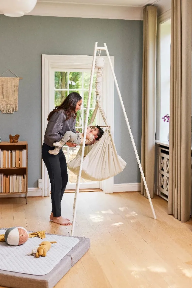 Membantu Premium vuggestativ - hvid