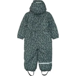 Mikk-Line Flyverdragt Mønstret - Balsam Green - Str. 80-116