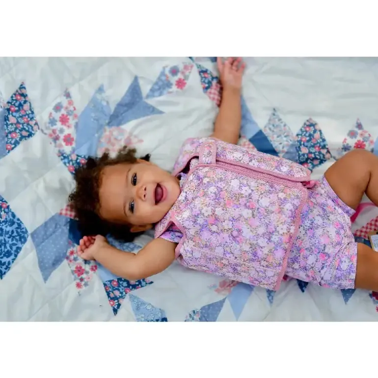 Mikk-Line Svømmevest mønstret - Lilas - 1-2 år/11-15 kg