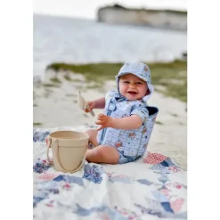 Mikk-Line Svømmevest mønstret - Faded Denim - 2-3 år/15-20 kg