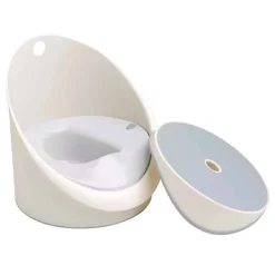 Mininor 2-i-1 Potte & skammel hvid