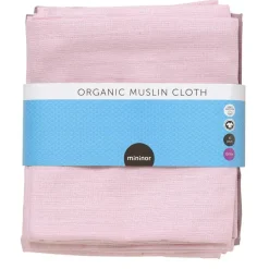 Mininor stofble økologisk rosa - lilla 6 - pak