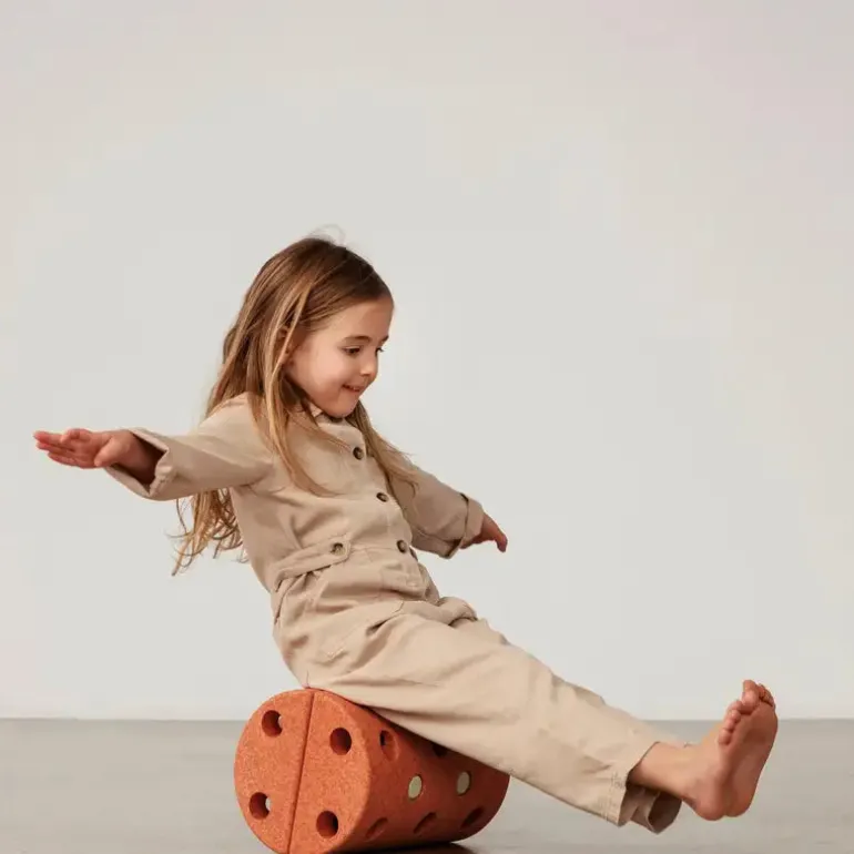 Modu 3-i-1 Balancerulle Burnt Orange / Dusty Green