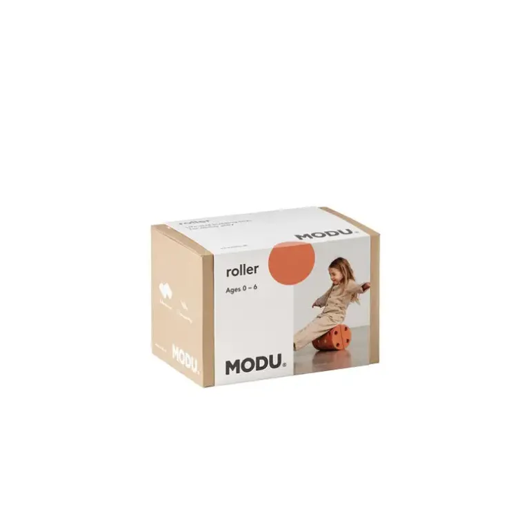 Modu 3-i-1 Balancerulle Burnt Orange / Dusty Green