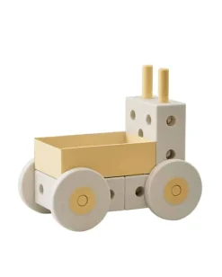 Modu 3-in-1 Gåvogn Sand Grey / Honey Yellow