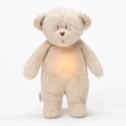 Moonie økologisk brummende bjørn m. Lampe - sand natur