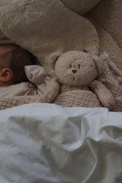 Moonie økologisk brummende bjørn m. Lampe - sand natur