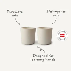 Mushie Cup - powder blue (set of 2 pcs)