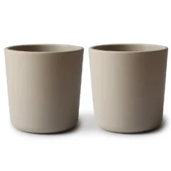 Mushie Cup - vanilla - (set of 2 pcs)