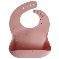 Mushie Hagesmæk Powder Pink Confetti