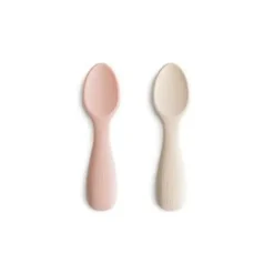 Mushie Korte Babyskeer 2 - Pak Blush/Shifting Sand