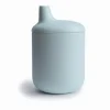 Mushie Silicone Sippy Cup Powder Blue