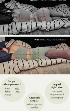 Najell Gravidpude - Linen Beige