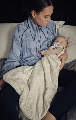 Najell Sovepose - Leopard Beige/6-18 måneder