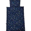 NM Baby sengelinned - navy m/små biler