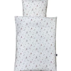 NM baby sengelinned, dess. 1193 små enhjørning og slotte