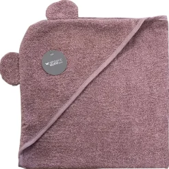 NM badeslag mørk pudder ensfarvet m/ ører 75x75 cm.