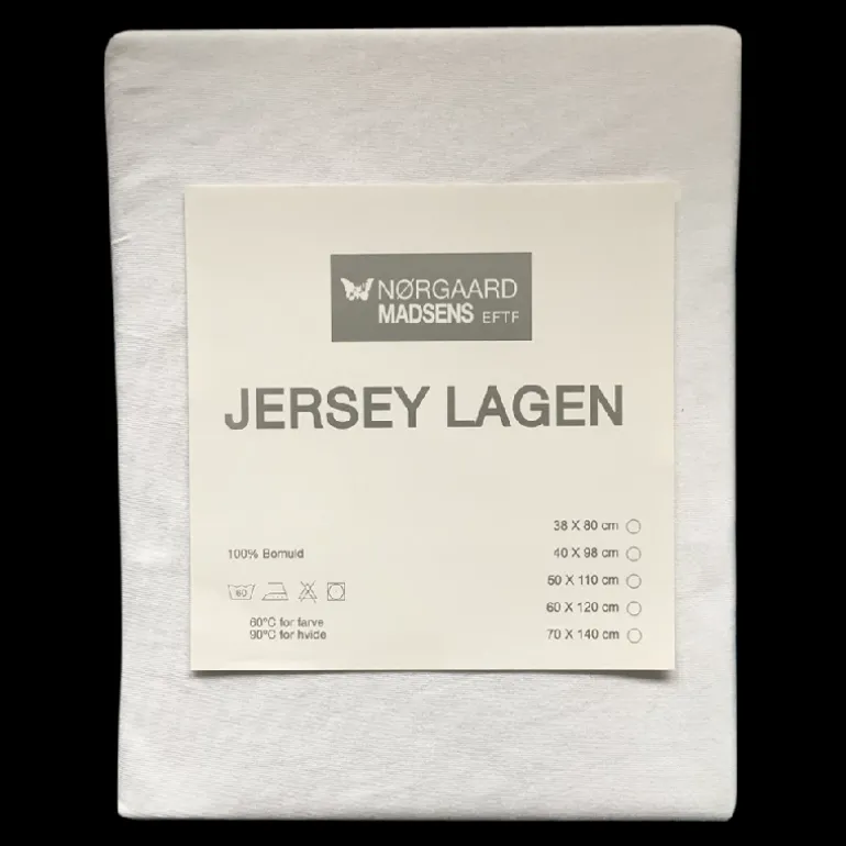 NM Jersey lagen str. 38x80 cm. Hvid