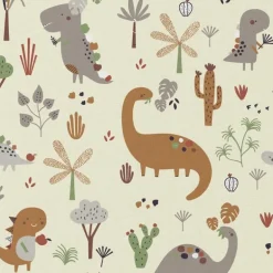 NM junior sengelinned, dess. 1052 beige dino