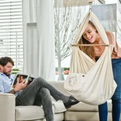 Nonomo Slyngevugge med mikrofibermadras – natur