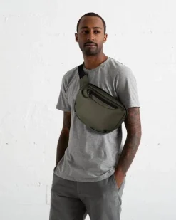 On-the-go mini taske med pusleunderlag - Army Grøn