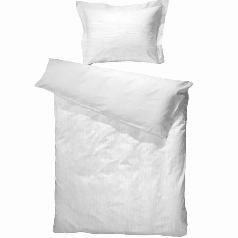 Quilts Of Denmark Turistripe Baby Sengesæt - Hvid