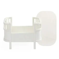 Sebra Dukkesengen - classic white inkl. madras