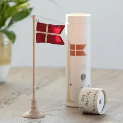 Sebra Fødselsdags bordflag træ