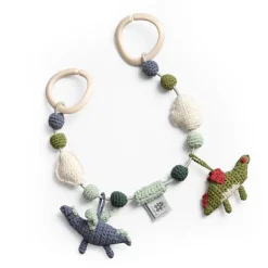 Sebra Hæklet barnevognskæde Dragon Tales