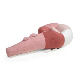 Sebra strikket mini - pude Sleepy Croc blossom pink