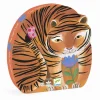 Silhuet puslespil - Tiger - 24 brikker