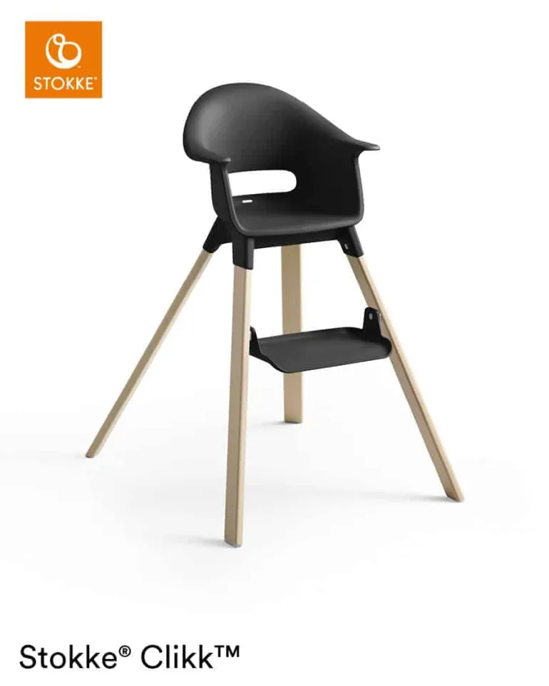 Stokke® Clikk™ højstol - Black Natural