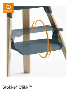 Stokke® Clikk™ højstol - Fjord Blue