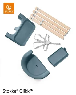 Stokke® Clikk™ højstol - Fjord Blue