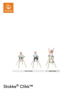 Stokke® Clikk™ højstol - hvid